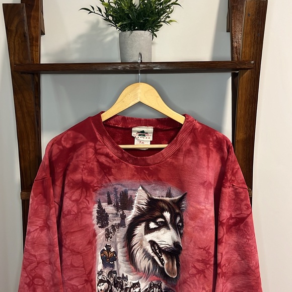 Vintage Acid wash wolf crewneck - Picture 2 of 5